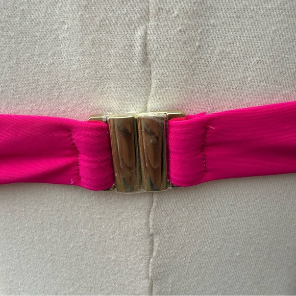 Loverbird Pink Halter Bikini Set Size M | High Cut Two Piece Swimwear NWT - Picture 8 of 9